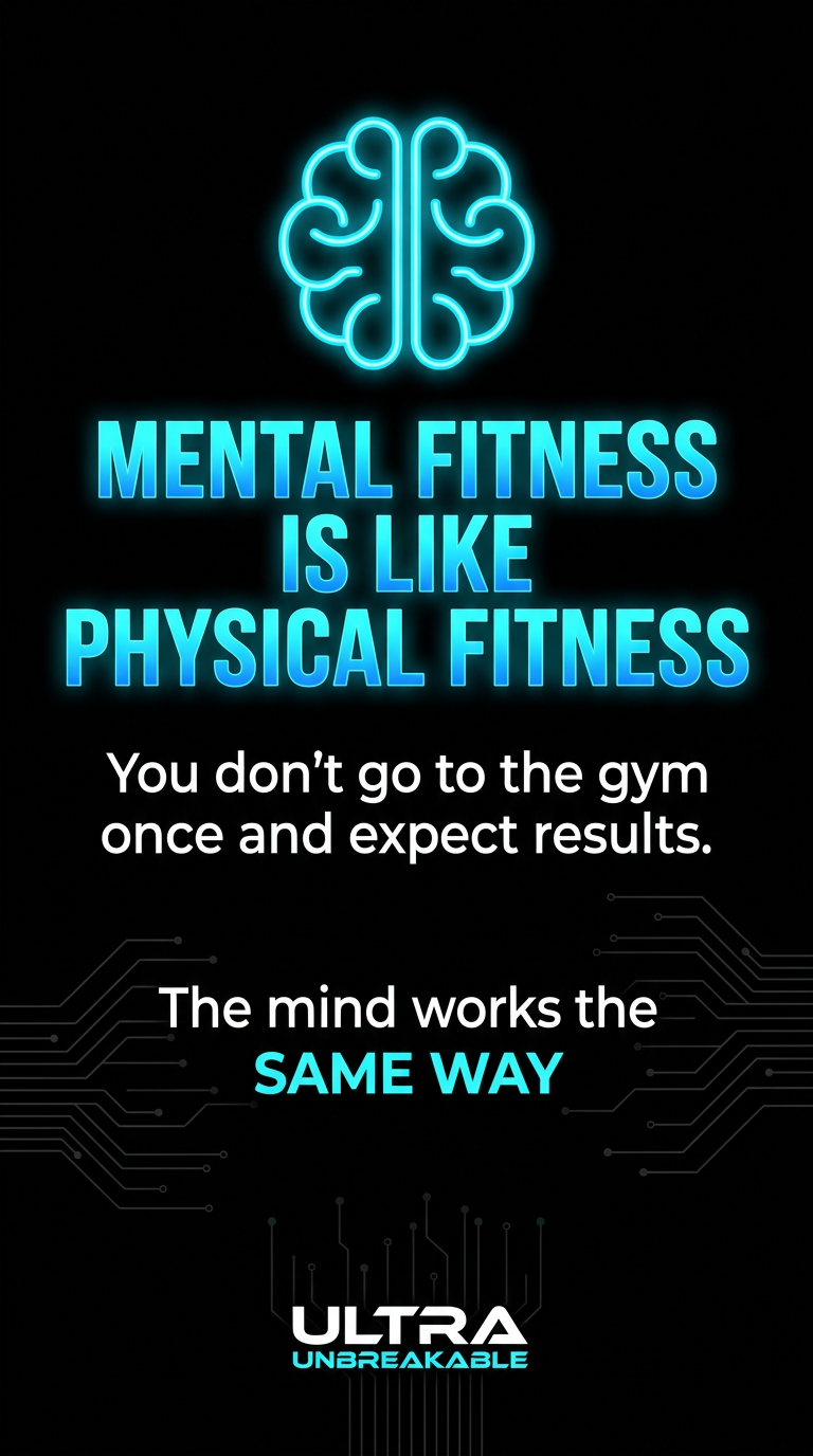 Mental Fitness is like physical fitness